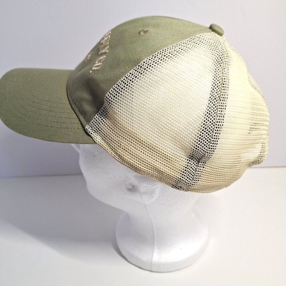 Olive Green Tractor Supply Mesh Trucker Hat Adjustable Snapback Baseball Cap - Picture 5 of 10